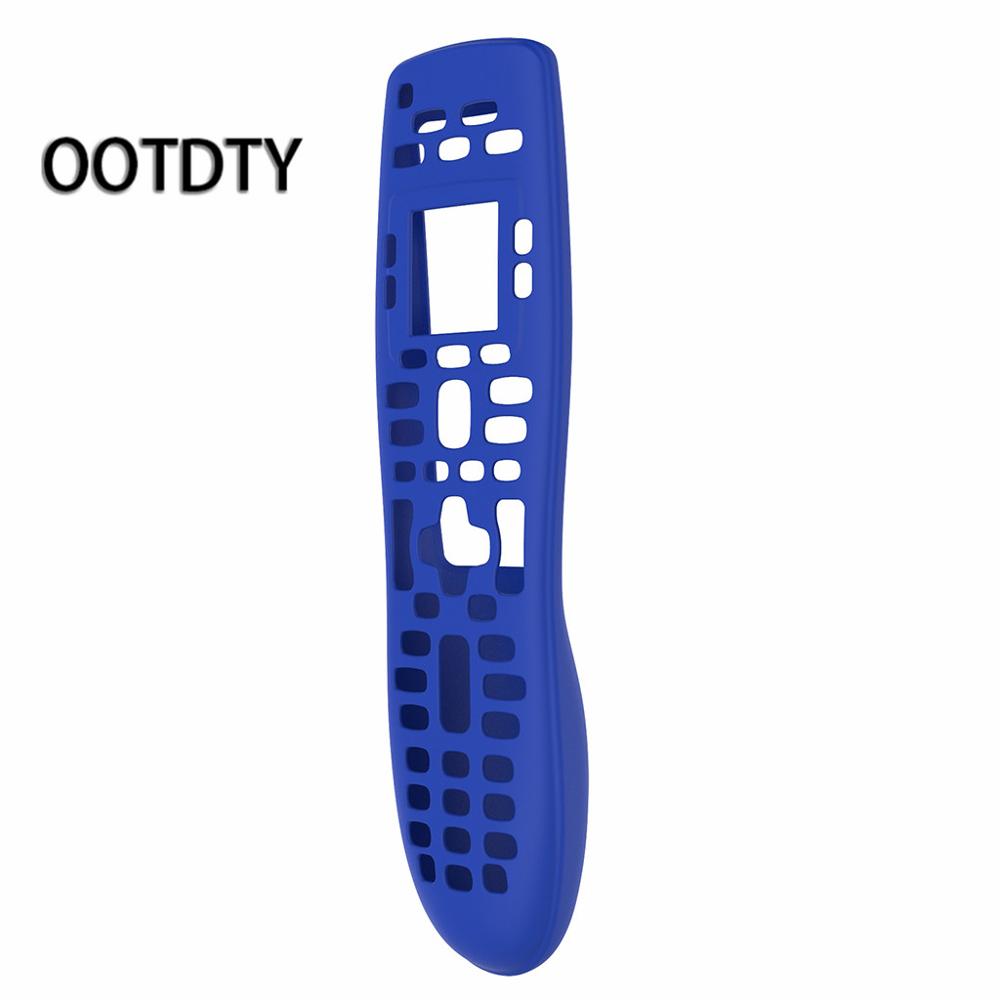 Carcasa protectora de silicona para Control remoto, funda para logitech Harmony 650 700: blue