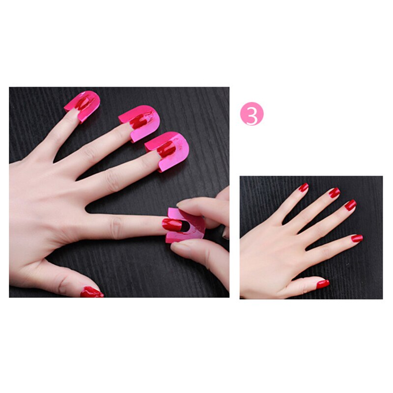26 Pcs Nail Form Gel Model Clip Manicure Nail Art Spill-proof Finger Cover DIY Tools @ME88
