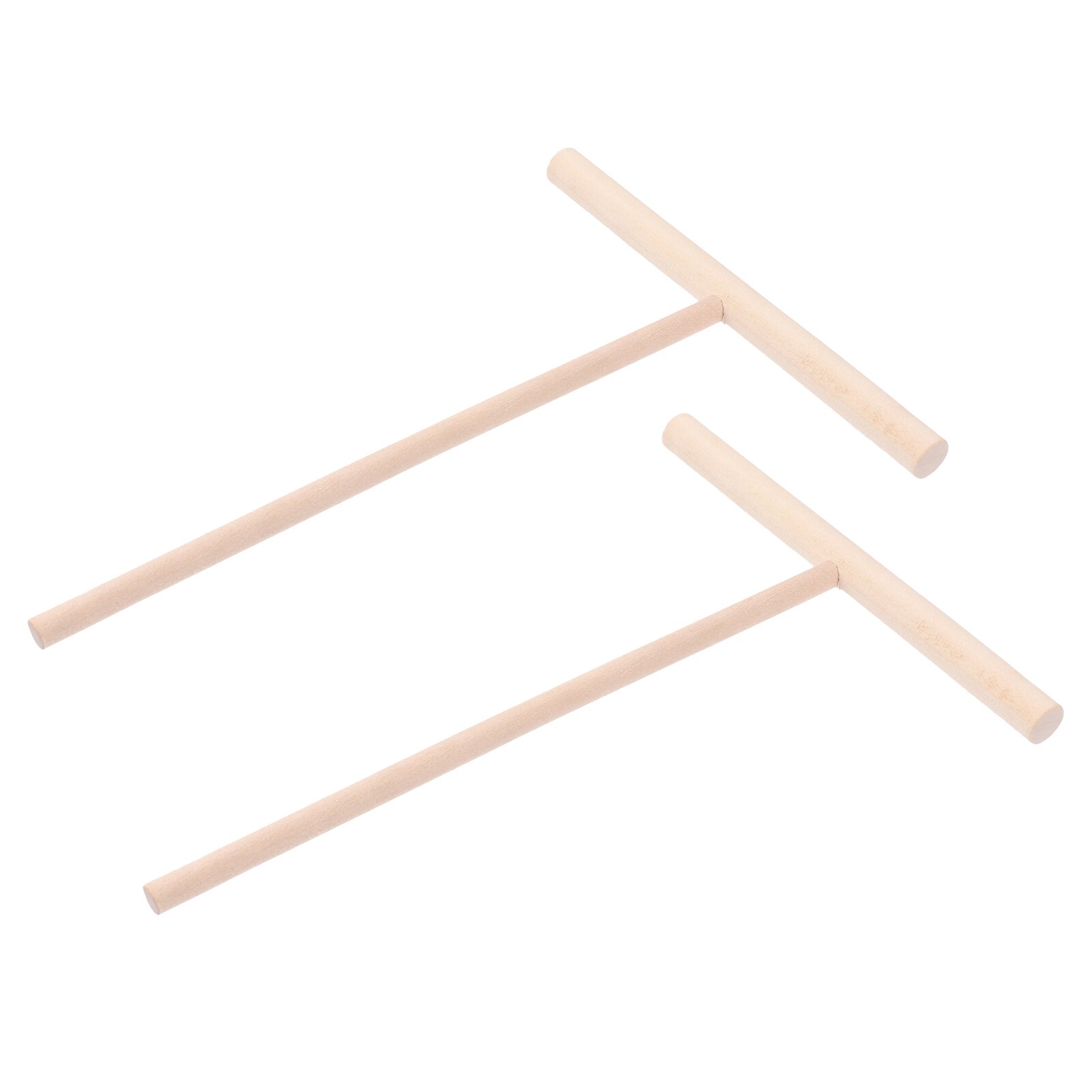 1/2pcs Wood Indispensable Crepe Batter Spreader Skillet Pan for Kitchen Utensils: 2 pcs
