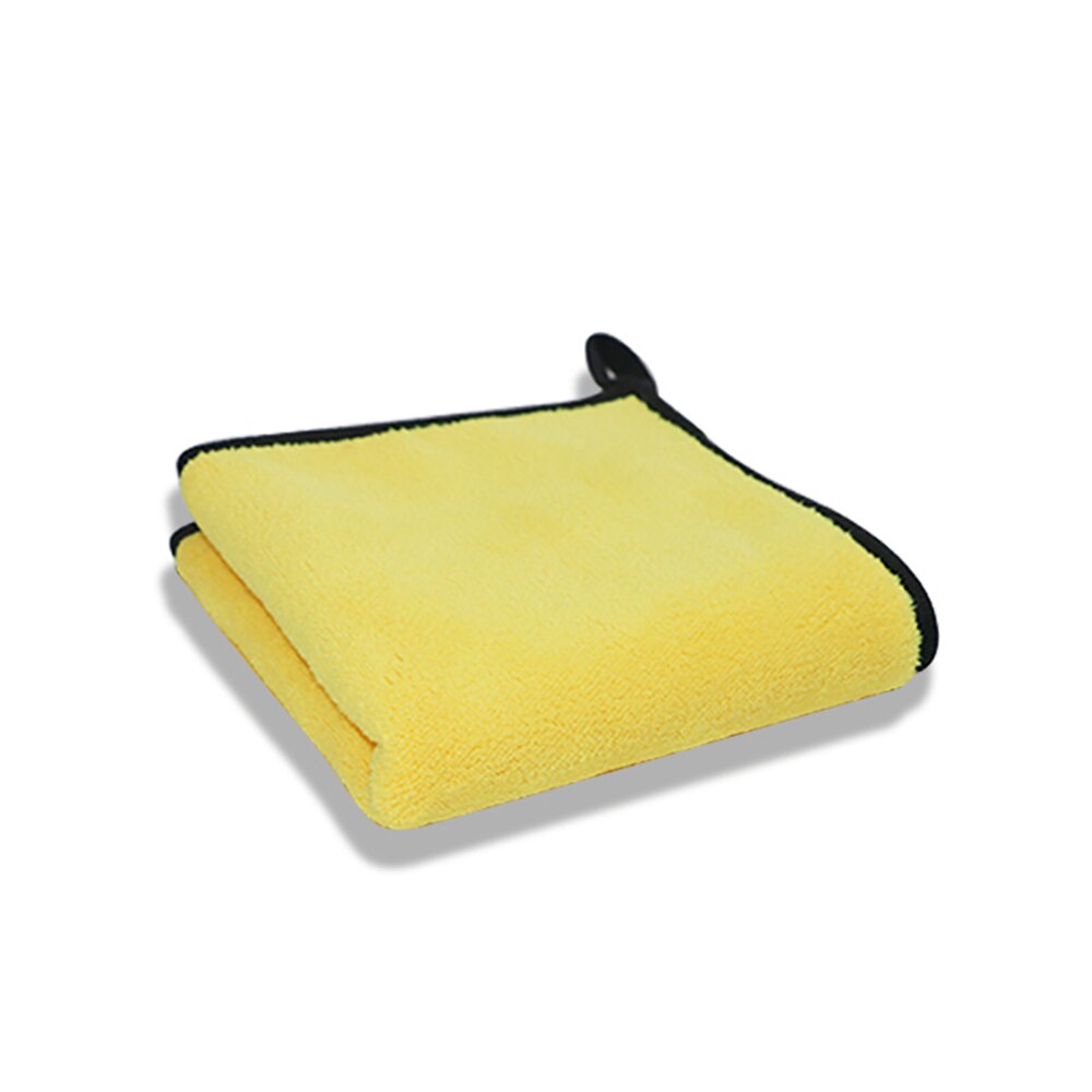 Aozbz Geel Microfiber Schoonmaakdoekje Microfiber Drogen Handdoek Absorberende Auto Poetsdoek Auto Accessoires