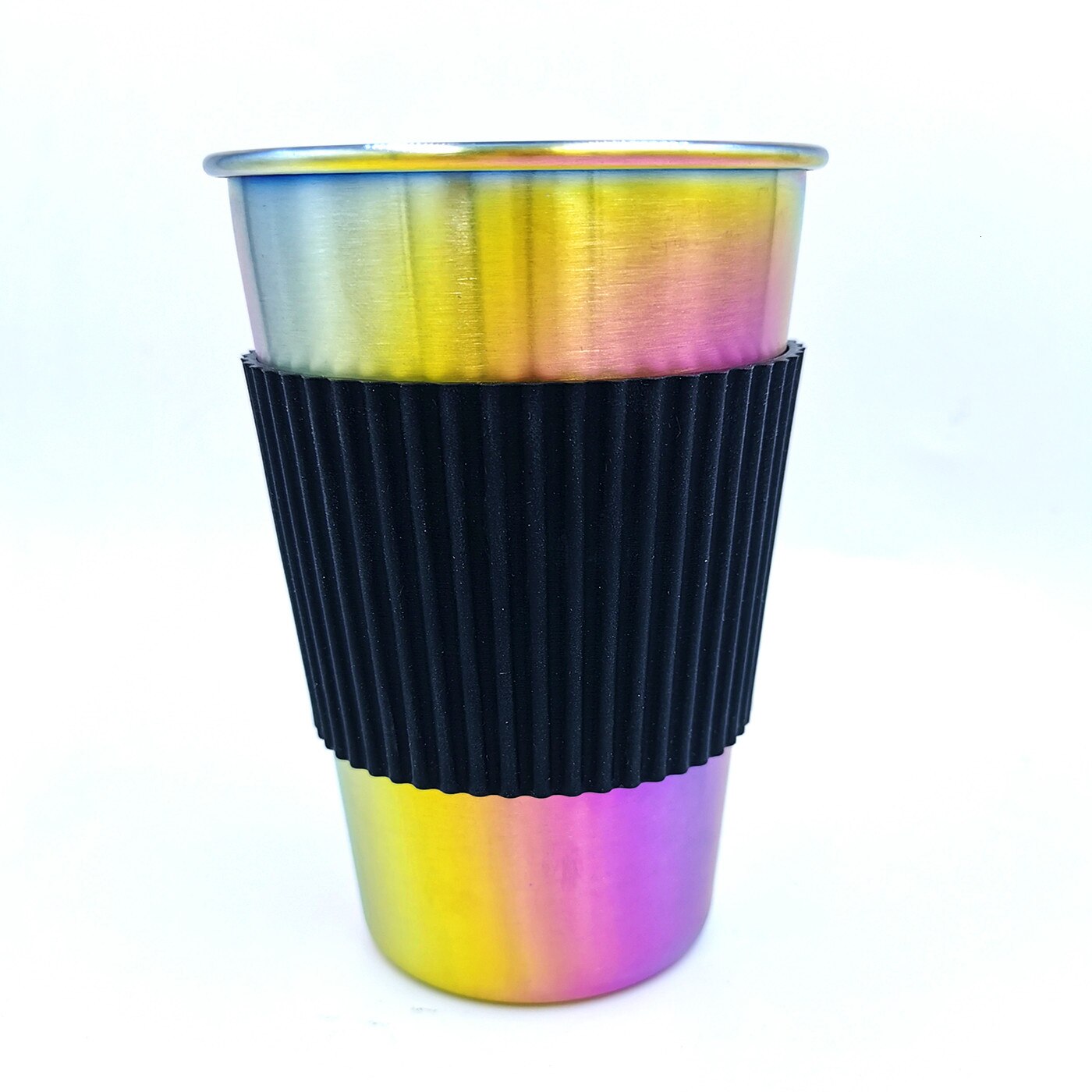 Soffe Coffee Mug With Cup Sleeve 350ml 500ml Titanium Travel Mugs Portable Food Grade Stainless Steel Drink Water Bottle: 0.5L / MULTI