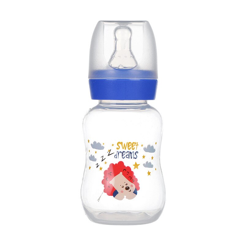 120ml/240ml matningskopp med standarddiameter för spädbarnsmatning med grepp och nacknippla nappflaska: Inget handtag -120ml-2