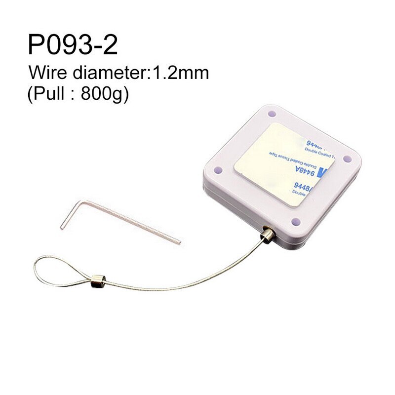 Multifunctional Automatic Door Closer Self Pull Line Quiet Anti-Pinching Door Closer For All Doors: white2