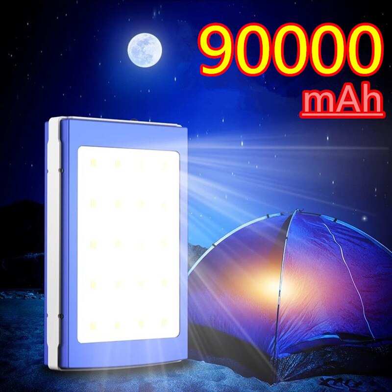 90000Mah Hoge Capaciteit Power Bank Draagbare Telefoon Fast Charger Reizen Powerbank Voor Xiaomi/Samsung/Iphone Poverbank