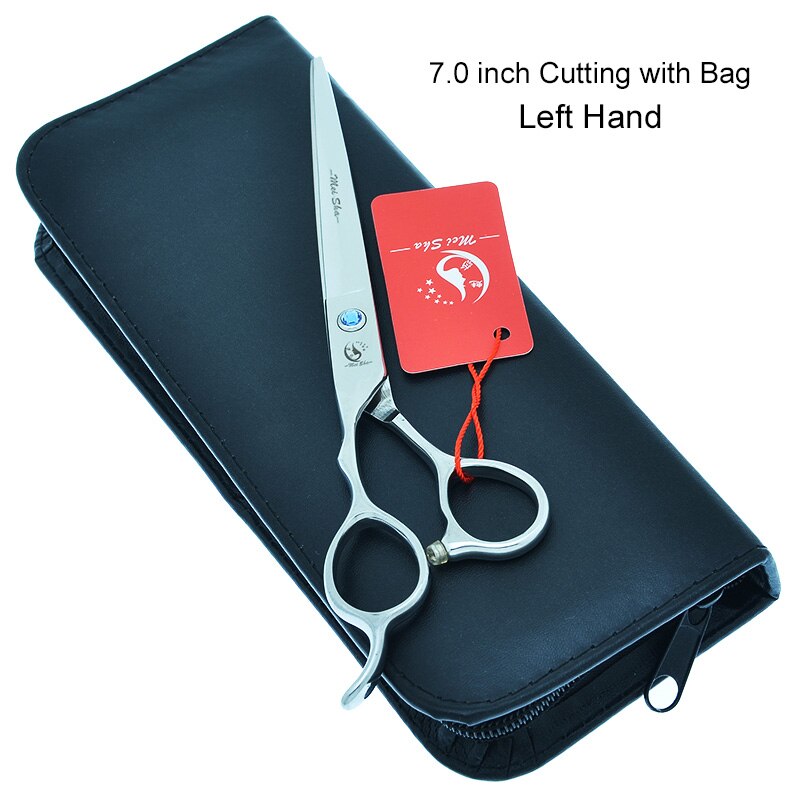 7.0&quot; Meisha Left-handed Pets Grooming Scissors Left Hand Cutting &amp; Thinning Shears JP440C Pet/Dogs Scissors A0185A: A0185A-04-70