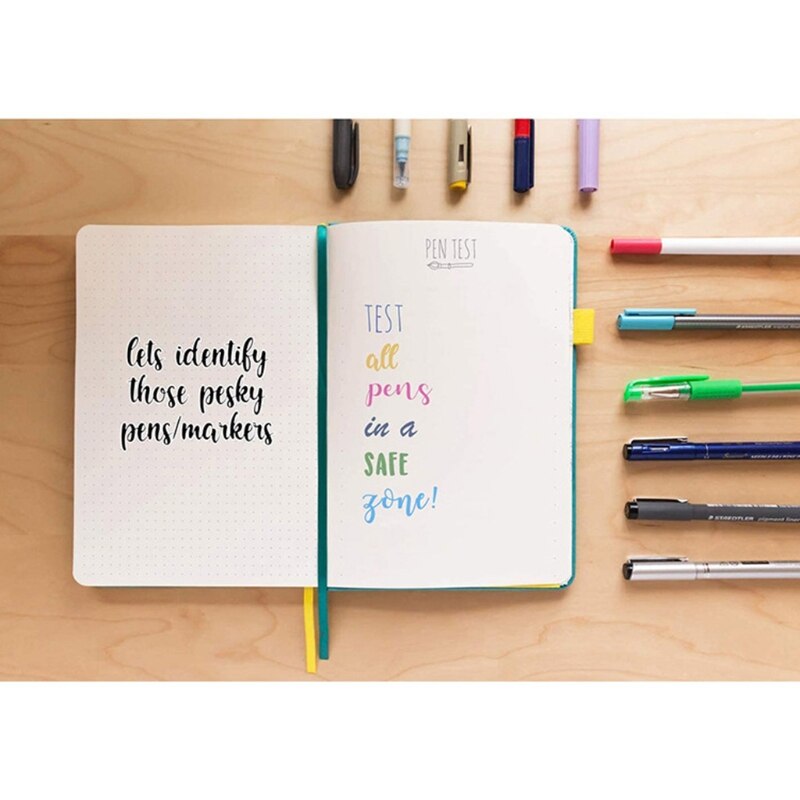 200Pages A5 Practical Scribbles Notebook Dotted Hardcover Travel Journal To-do List Notepad Xmas for Kid Teen Adult