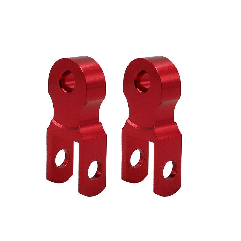 2 Pcs Shock Absorber General Motorcycle High Shock Absorber Booster Motorcycle Booster: Red