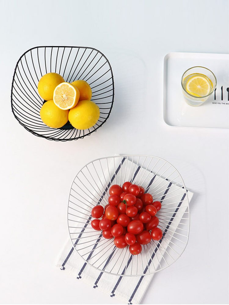 Moderne kunstner nordisk hjem servise metall tørr frukt tallerken for baby snack frukt bolle jern håndverk frutero metalico