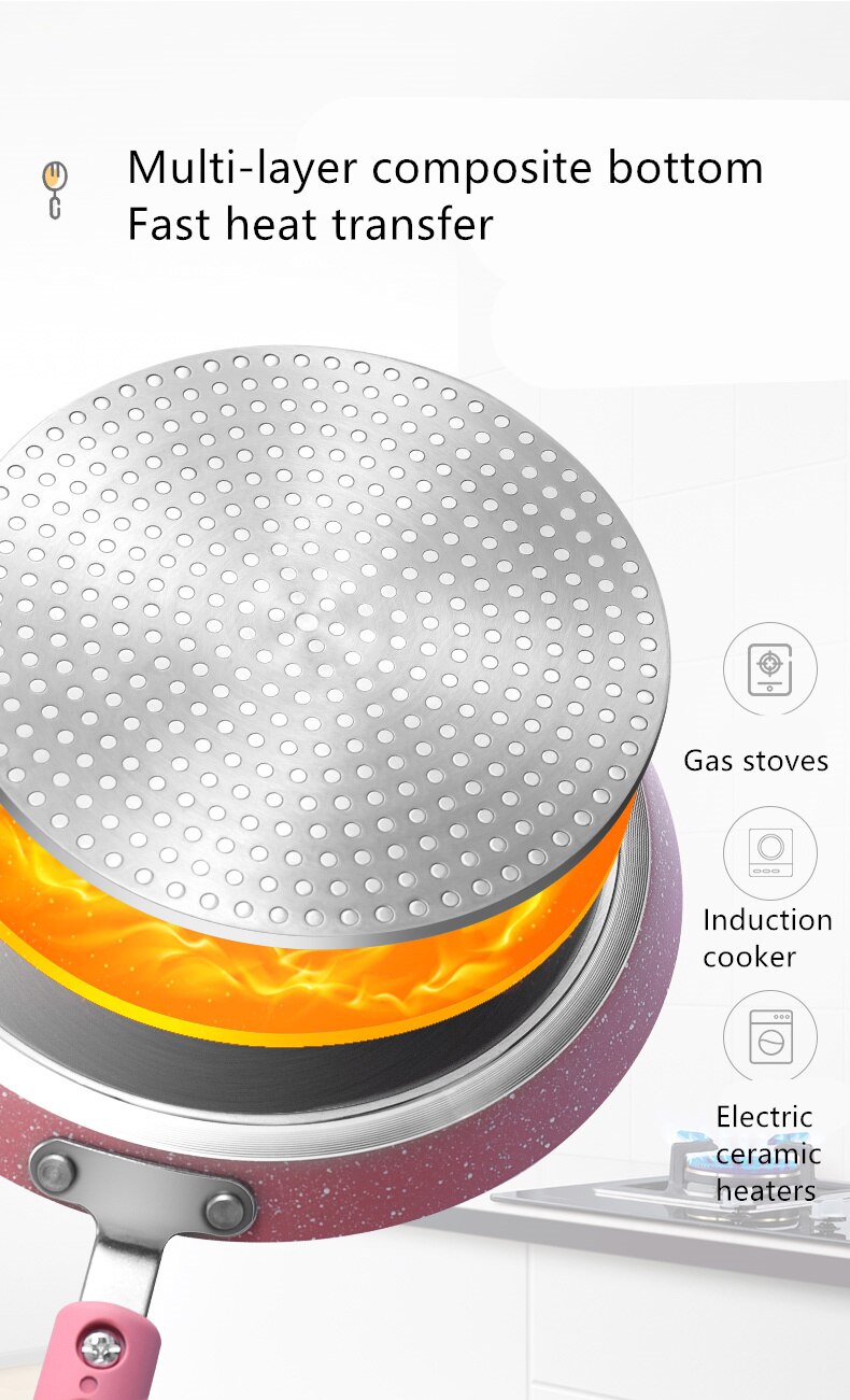 Nonstick Pan Pancake Steak Frying Pan Melaleuca Cake Special Small Omelette Breakfast Pan Pancake Pan