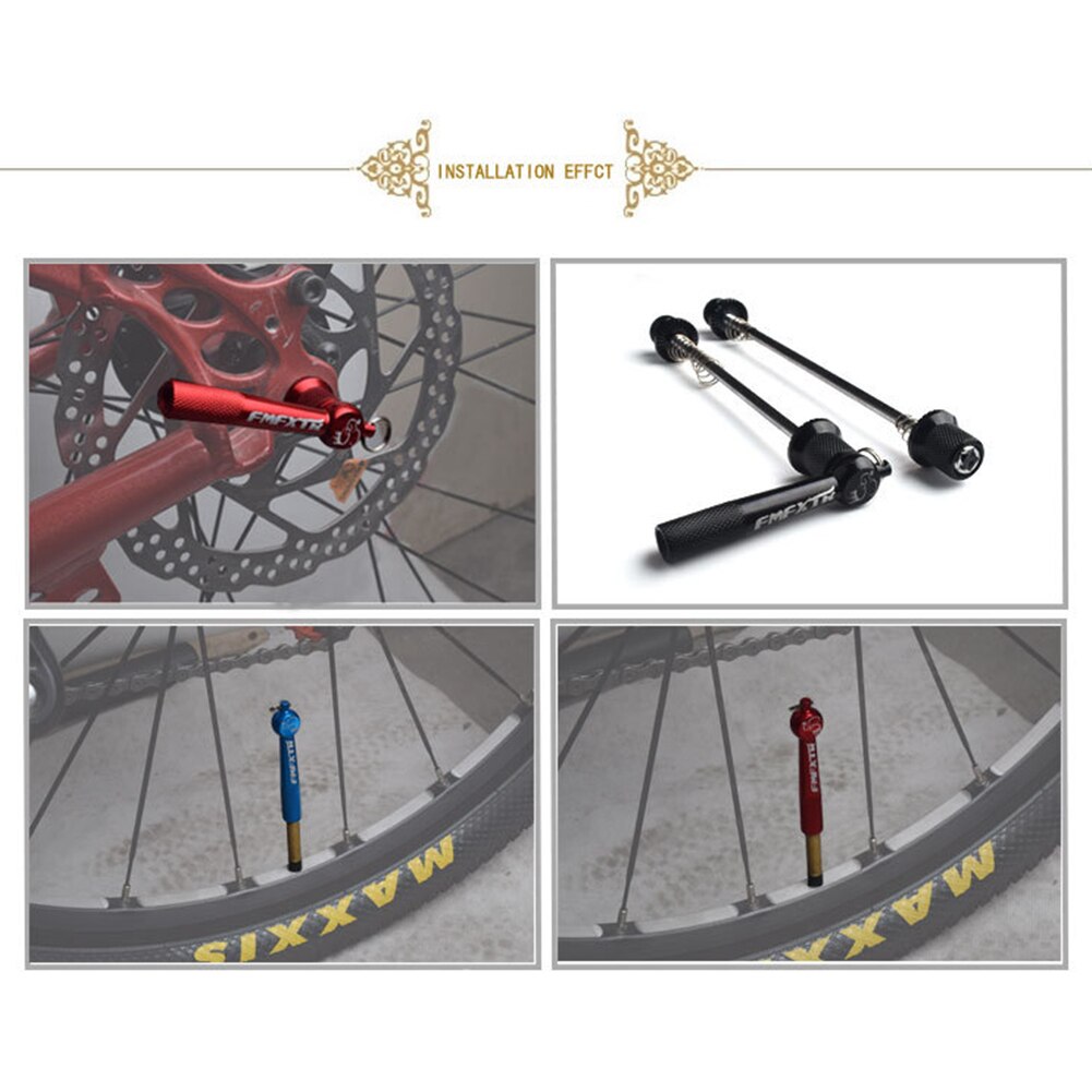 Pinchos para rueda de bicicleta, herramienta de liberación rápida para eje para bicicleta de montaña