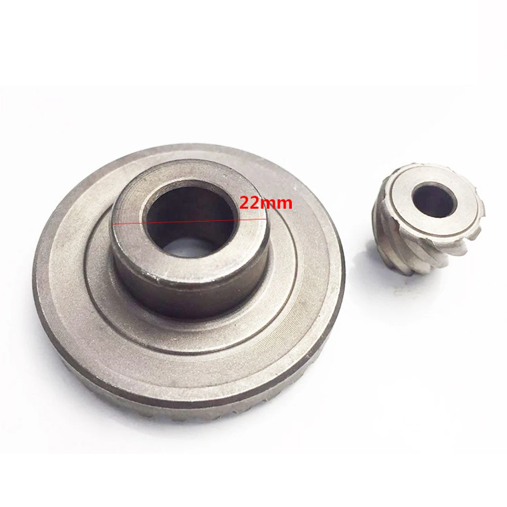 Spiral Bevel Gear Set Angle Grinder Gear Straight Teeth Helical Tooth For GWS6-100 Angle Grinder Power Tool Accessories