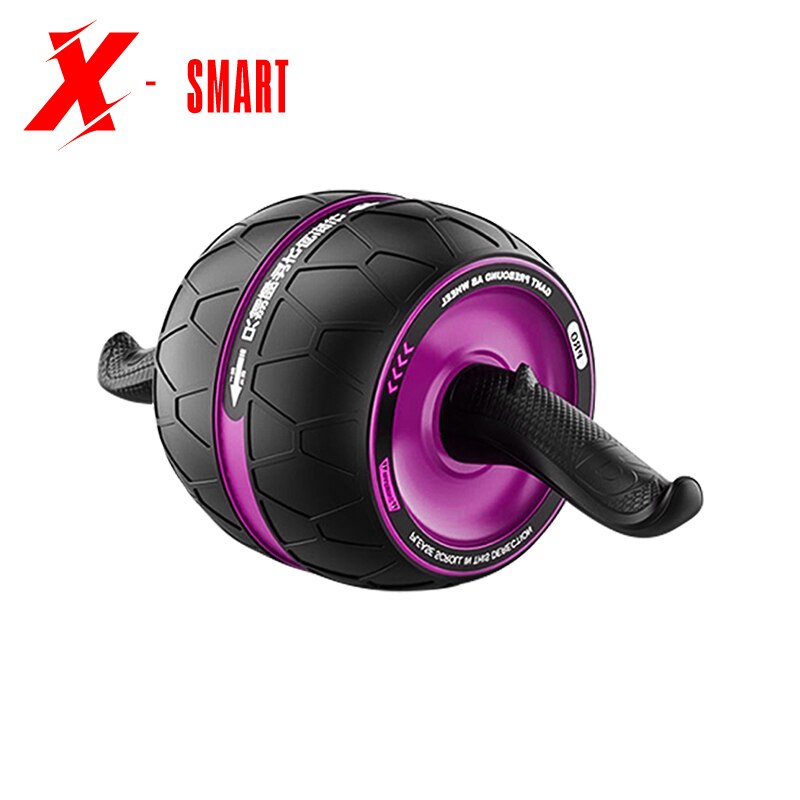 Big Wheel Automatic Rebound Belly Single-wheeled Ab Roller Abdominales Exercise Equipment Training Ab Wheel Tonificador Muscular: MINI purple