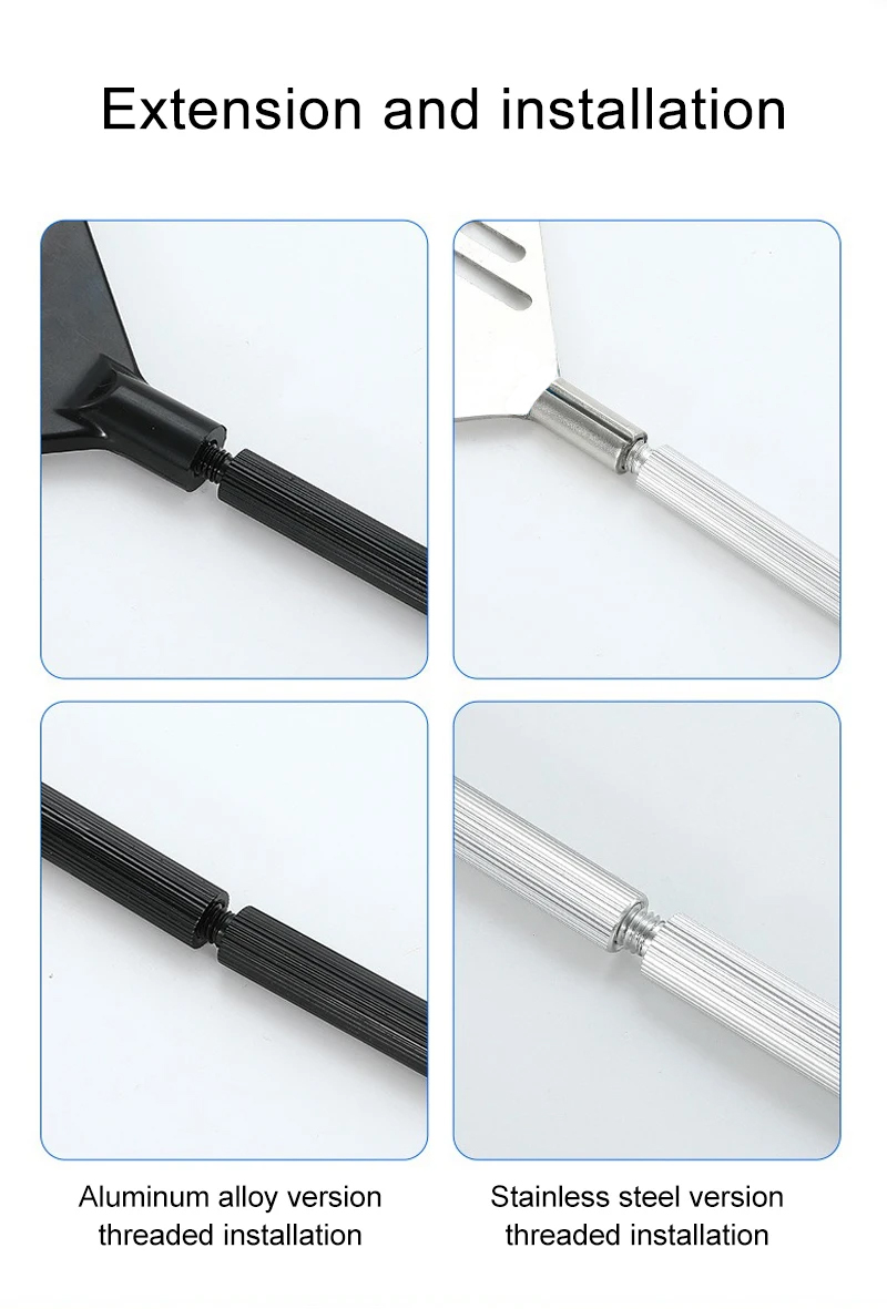 Aquarium flat sand algae removal dual-use glass Algae scraper stainless steel household cleaning to tools Fish tank accessories