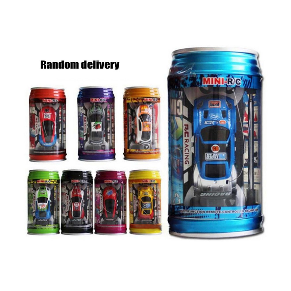 Multi-color Verkoop Afstandsbediening Auto Coke Can Mini Rc Car Radio Remote Control Micro Racewagen Speelgoed voor Kid Kerstcadeaus