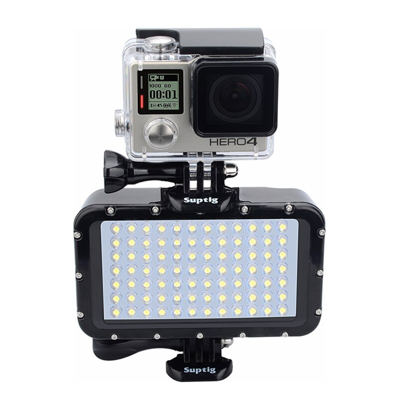 Nyeste til gopro dykkerlys 36/84 lampekugler led vandtæt fotografering fyld lys til insta 360 one r gopro hero 9 8 7 6 5 slr