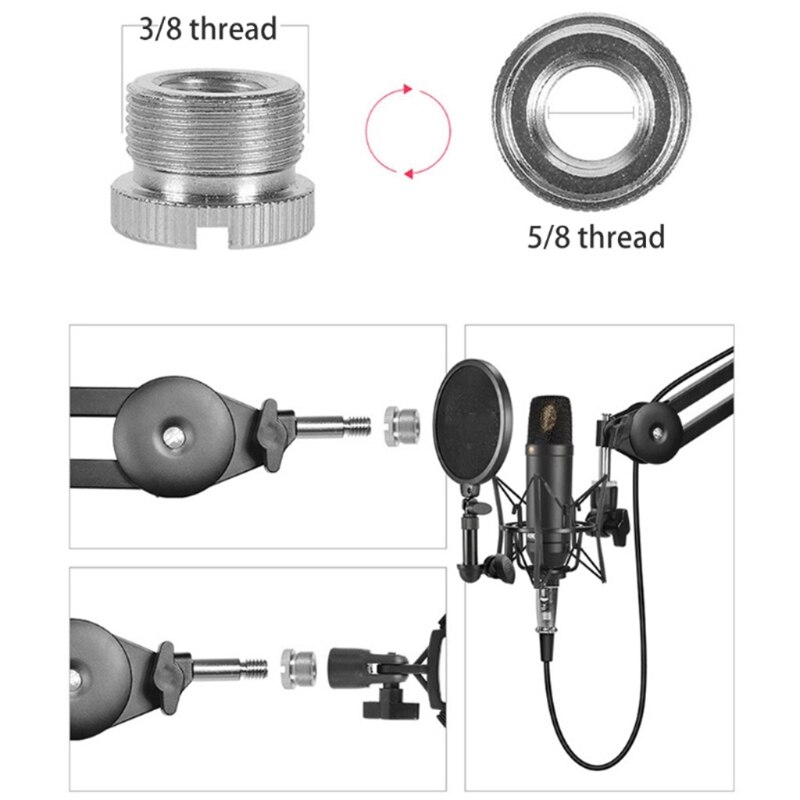 Support de bras de Microphone pour boule de neige bleue, support de micro, Clip réglable, support de bras de ciseaux pour boule de neige bleue, boule de neige bleue