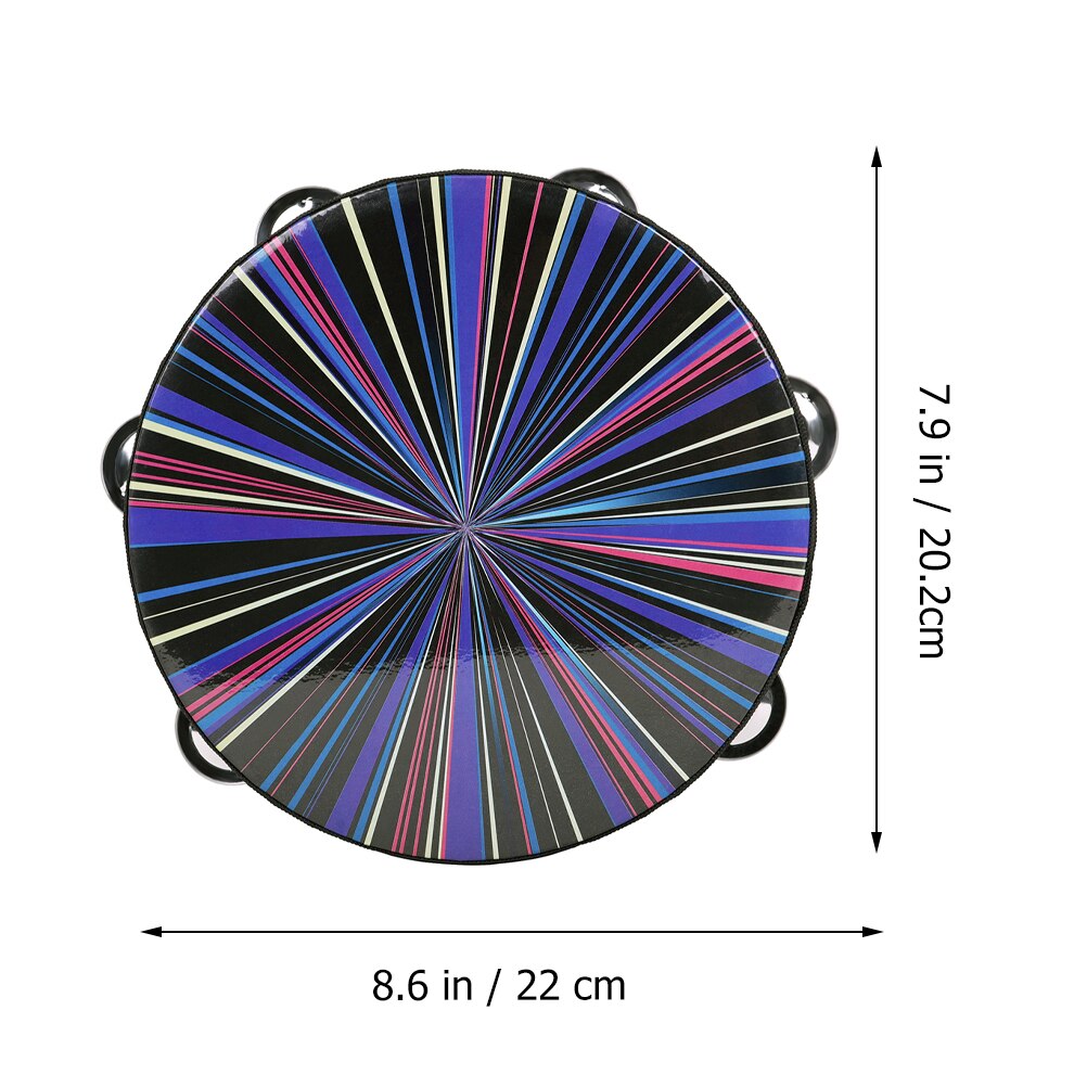 Glocke Trommel Percussion Hand Trommel Percussion Instrument Hand Tamburin für Spielen