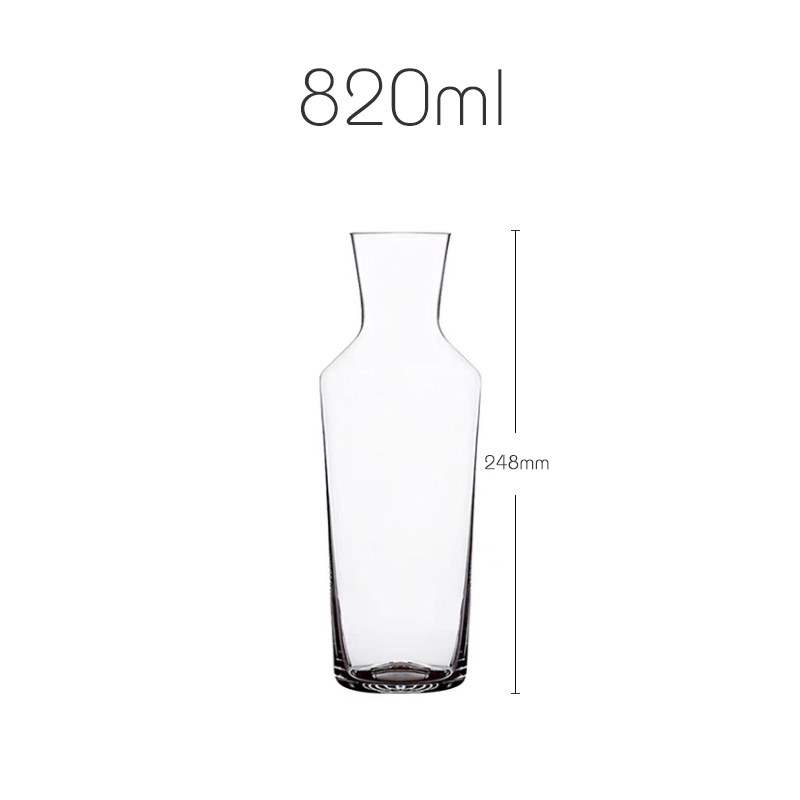 JINYOUJIA Zalto Style 820ml Superior Simple Style White Wine Decanter Handmade Crystal Perfect Flawless Decanter: Default Title