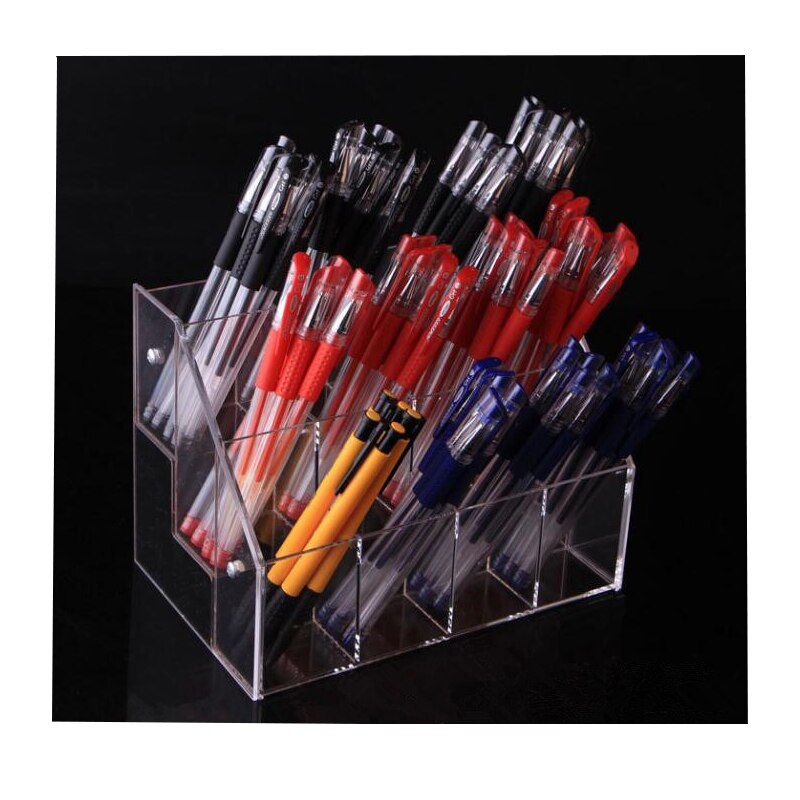 2/3/4 lagen pen magazijnstelling clear acryl Oogschaduw Potlood houder stand kleur pen cosmetica Lipstick nail polish display box