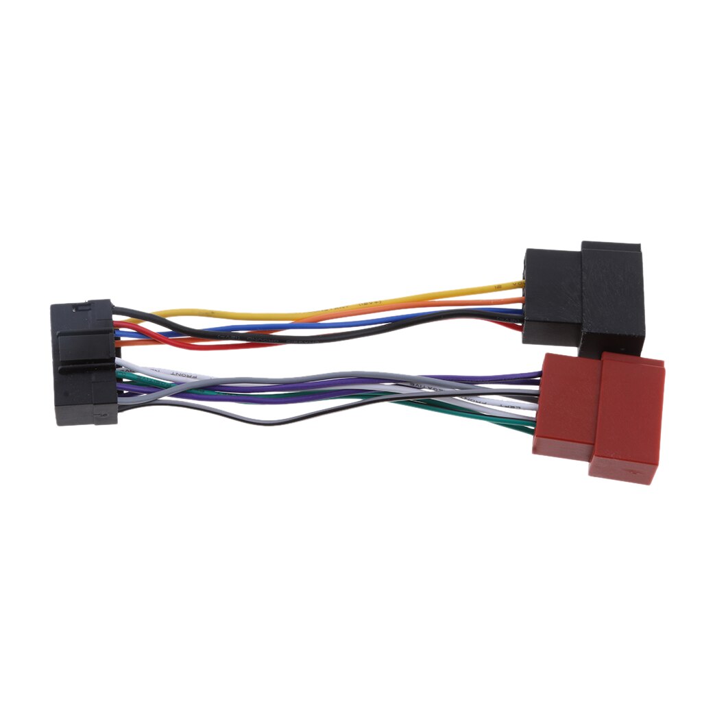 Car Radio Adapter Cable 16pin DIN ISO Socket For JVC Connections
