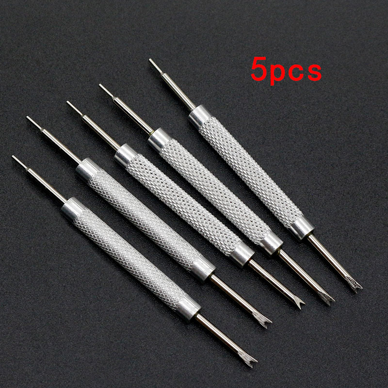 Horlogebandaccessoires Reparatiegereedschap Metalen armband Horlogeband Opener Strap Vervang veerstang Verbindingspin Remover Tool: WHITE