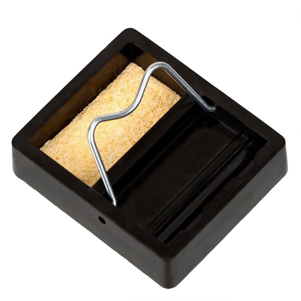 DIYWORK Electric Soldering Iron Stand Holder Small And Simple Soldering Iron Frame With Solder Sponge Metal Support Station: Soldering Iron Stand
