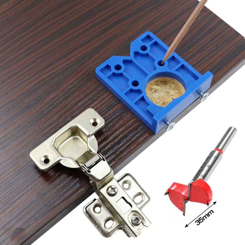 35mm Guide Hinge Hole Drilling Hinge Drilling Jig Conceal Hole Opener Door Cabinet Woodworking Accessories for carpentry