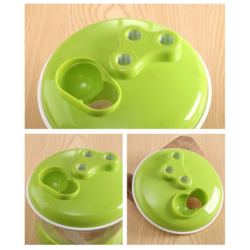 Licuadora portátil Manual, rebanador de verduras en espiral, picadora de carne, procesador de alimentos, herramienta