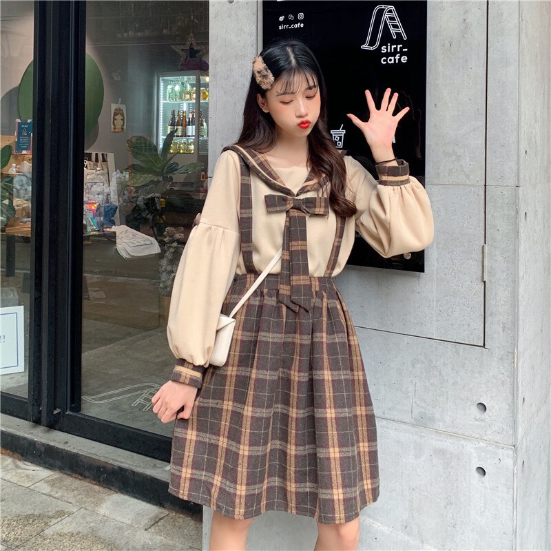 Japanese sweet lolita dress suit top+skirt women's western style large size big size M-4XL victorian dress kawaii girl cos