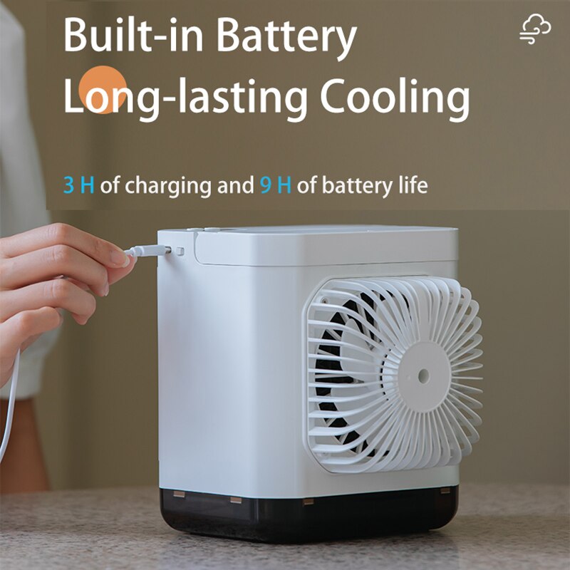 Mini Negative ion Fan Portable Air Cooler Air Cond... Grandado