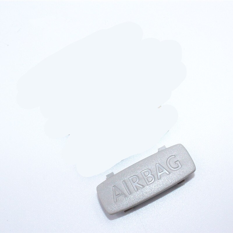 Airbag bc søjleindsats trim cover "airbag" badge til cc golf jetta passat polo touran 5 g 0853437 1 k 0853437b 3 c 0853437c: Grå