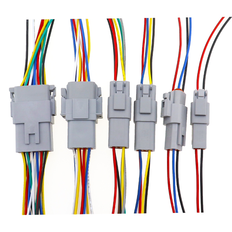 1 Pcs Deutsch DT connector with15cm Wiring harness DT06-2S/DT04-2P 2P 3P 4P 6P 8P 12P waterproof electrical connector