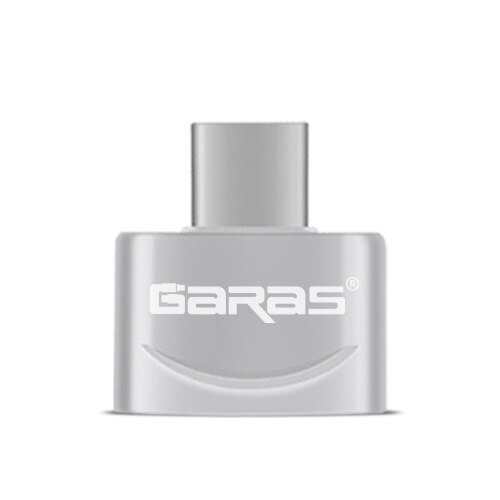 Garas Otg Type-C/Usb Type C Otg Adapter Type-C Converter Usb Naar Type C Otg micro Usb Adapter: Zilver