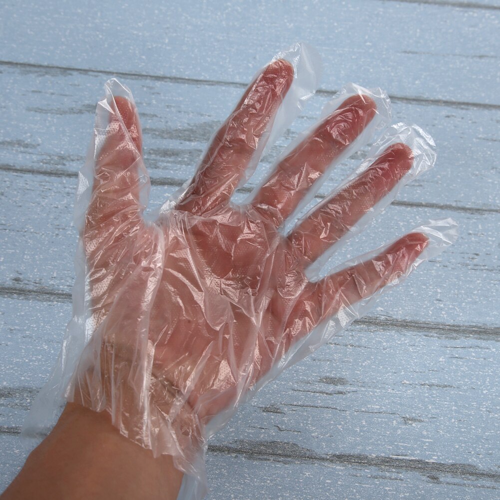 100pcs Disposable Plastic Gloves for for Restaurant Kitchen BBQ Eco-friendly Food Gloves Fruit Vegetable Gloves