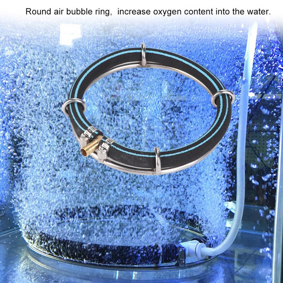 Runde Luftblase Diffusor Ring Fisch Aquarium Aquatische Belüftung Runde Ring Diffusor Fischteich Oxygenation Aquatische Belüftung Ring