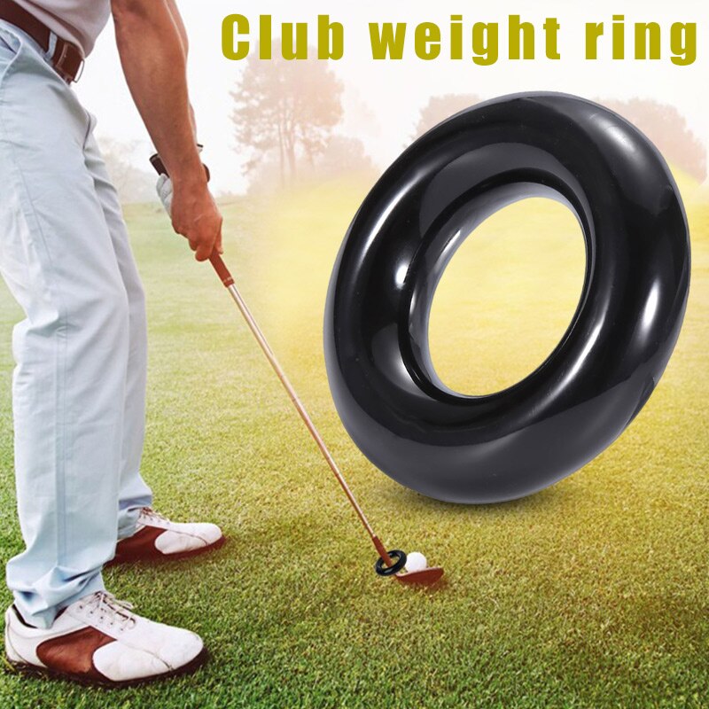 Golf Club Weighted Swing Ring Round Donut Weight Ring for Practice Training ALS88: Default Title