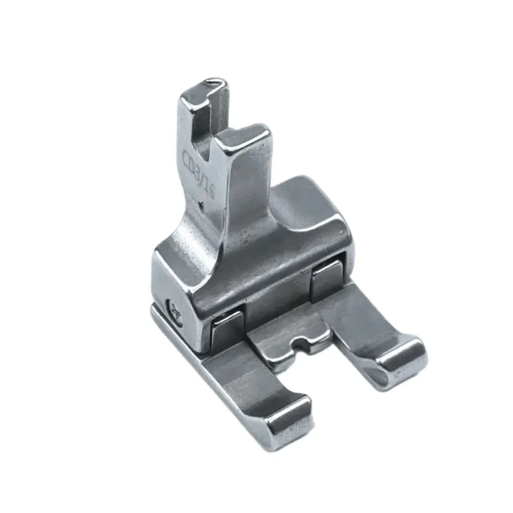 Prensatelas Universal para máquina de coser, tamaño de 1mm a 6mm, izquierda y derecha, totalmente de acero, 1 ud.: Caqui oscuro