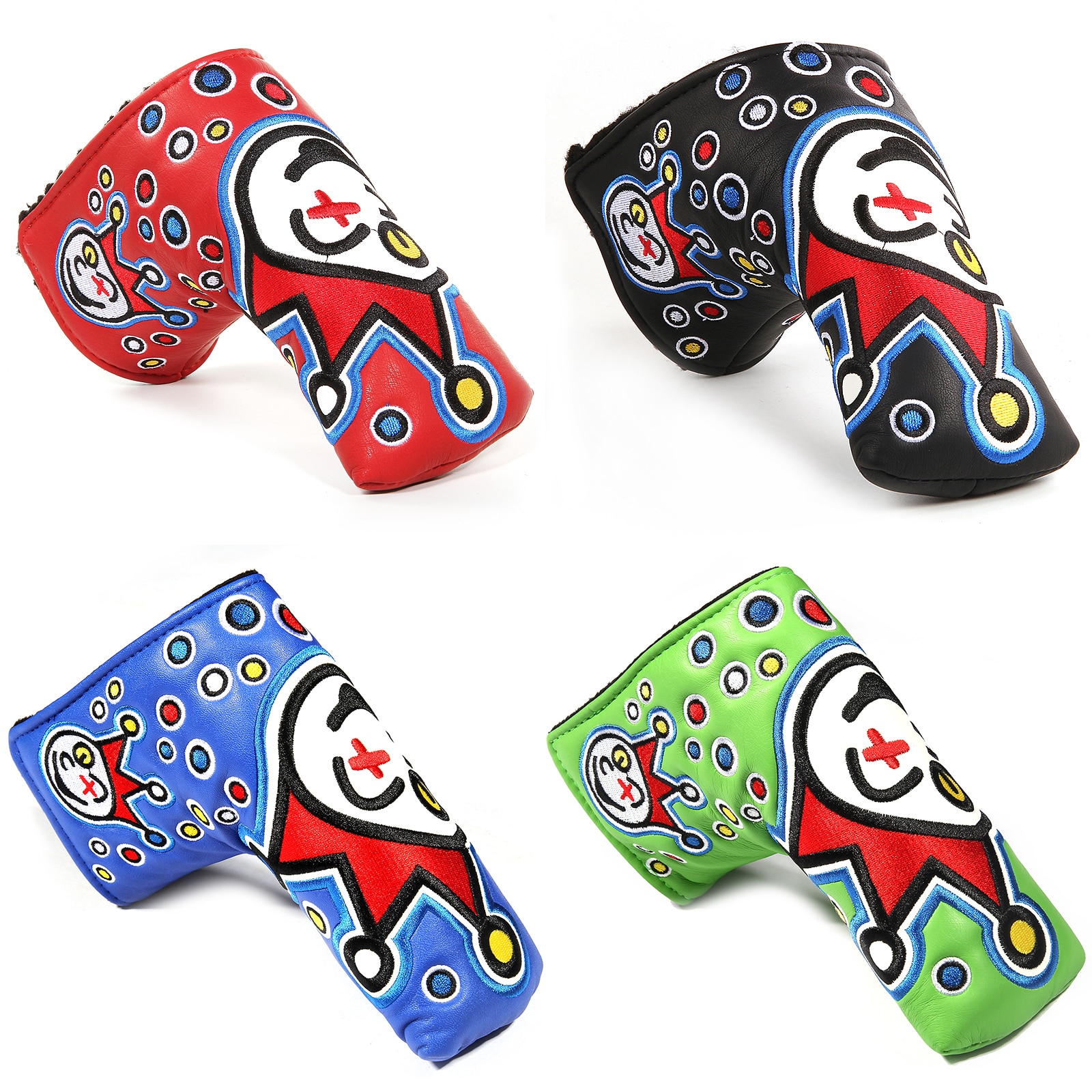 Golf putter clown joker cover Blade Putter Headcover cameron Johnny jackpot blade putter scotty headcovers