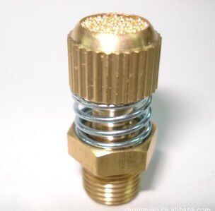 Spring muffler brass adjustable muffler exhaust valve 1/8 1/4 pneumatic throttle silencer SD solenoid valve connector