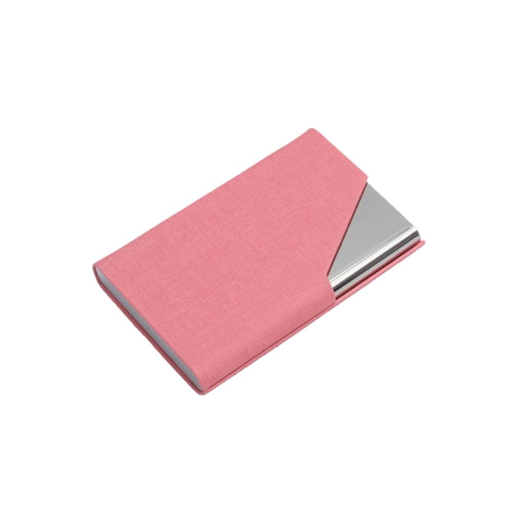Metal Business Card Case Portable Holder Desktop Storage Business Simple And Calm