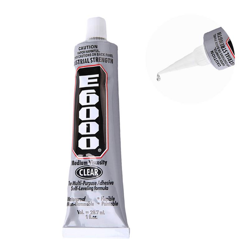 E6000 Glue Multi-Purpose Epoxy Resin Repair Adhesive Cell Phone Touch Screen Liquid Glue Crystal Jewelry Craft Adhesive Glue