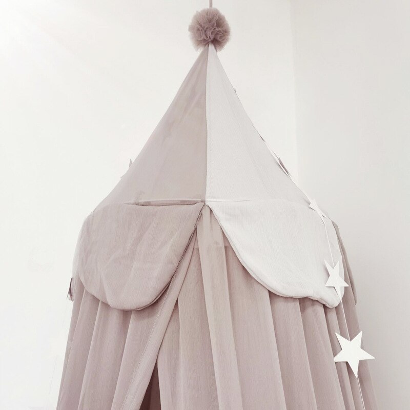 Peuter Babykamer Klamboe Bed Kwekerij Opknoping Kids Tent Luifel Dome Gordijn Crib Netting Ronde Opgehangen Voor Kinderen Bedcover