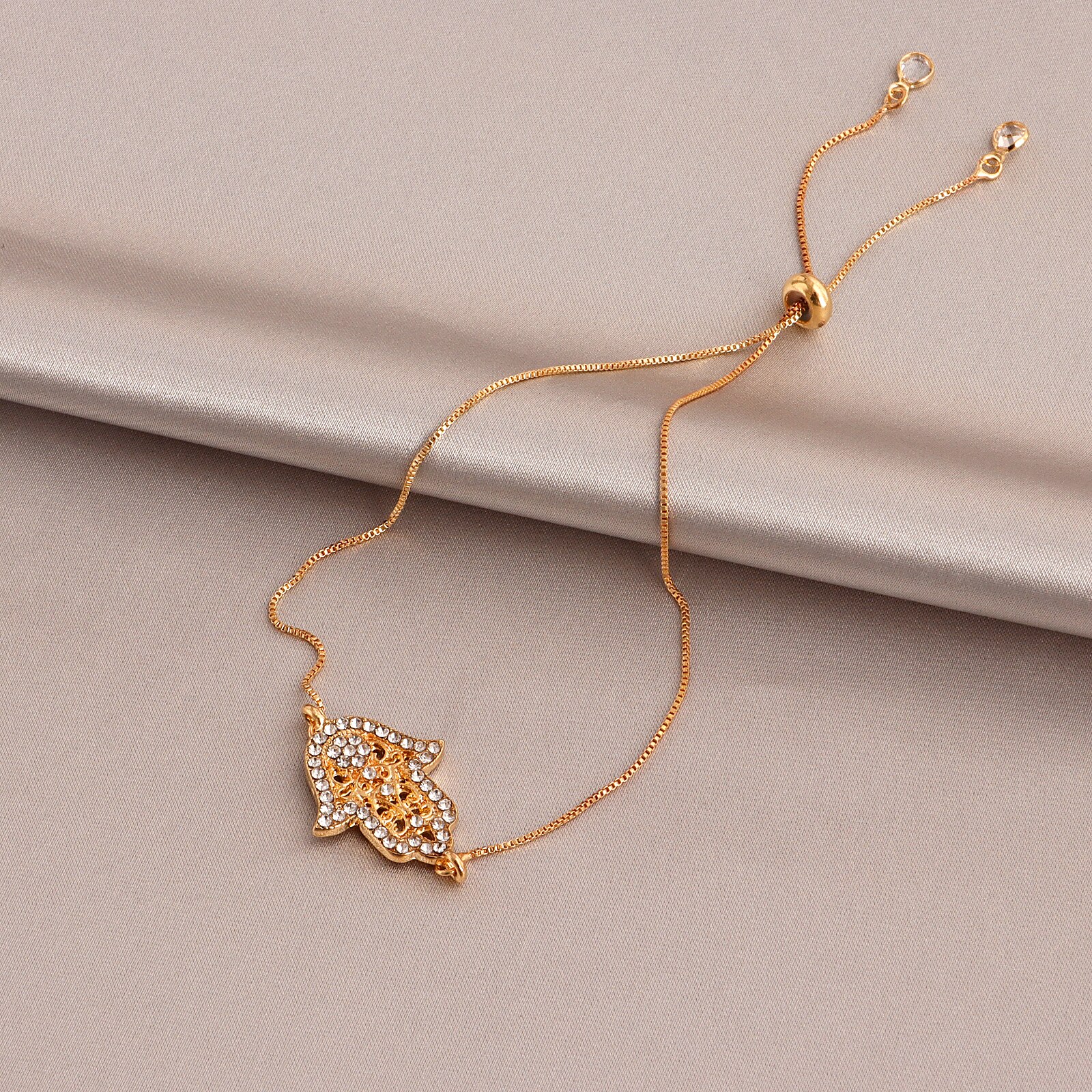 Bracelet de cheville avec œil maléfique de Fatima pour femmes, chaîne ajustable, style Boho, Vintage, pendentif démon, bijoux: 4