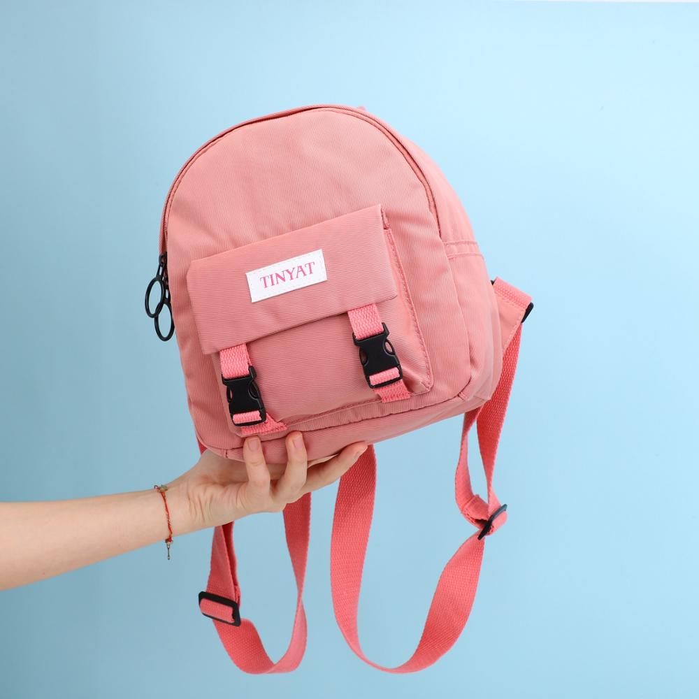 TINYAT Women Mini Backpack Korean Cute Girl Bagpack Daypack Canvas Shoulder Bag For Teenage Girls Female Ladies School Backpack