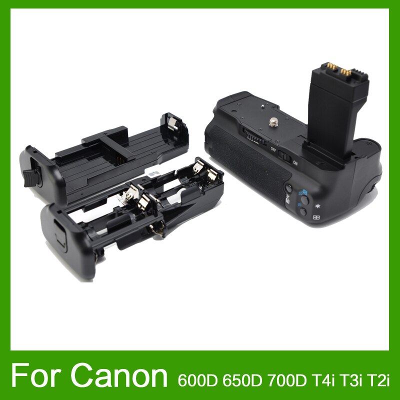 Verticale Battery Grip Pack Voor Canon EOS 550D 600D 650D 700D T4i T3i T2i als BG-E8