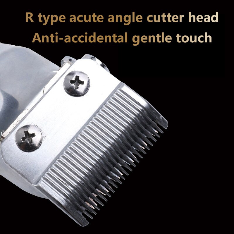 Kemei KM-1996 Professionele Kapper Tool Retro Olie Hoofd Elektrische Clipper Full Metal Body High Power Elektrische Push Haar Trimmers