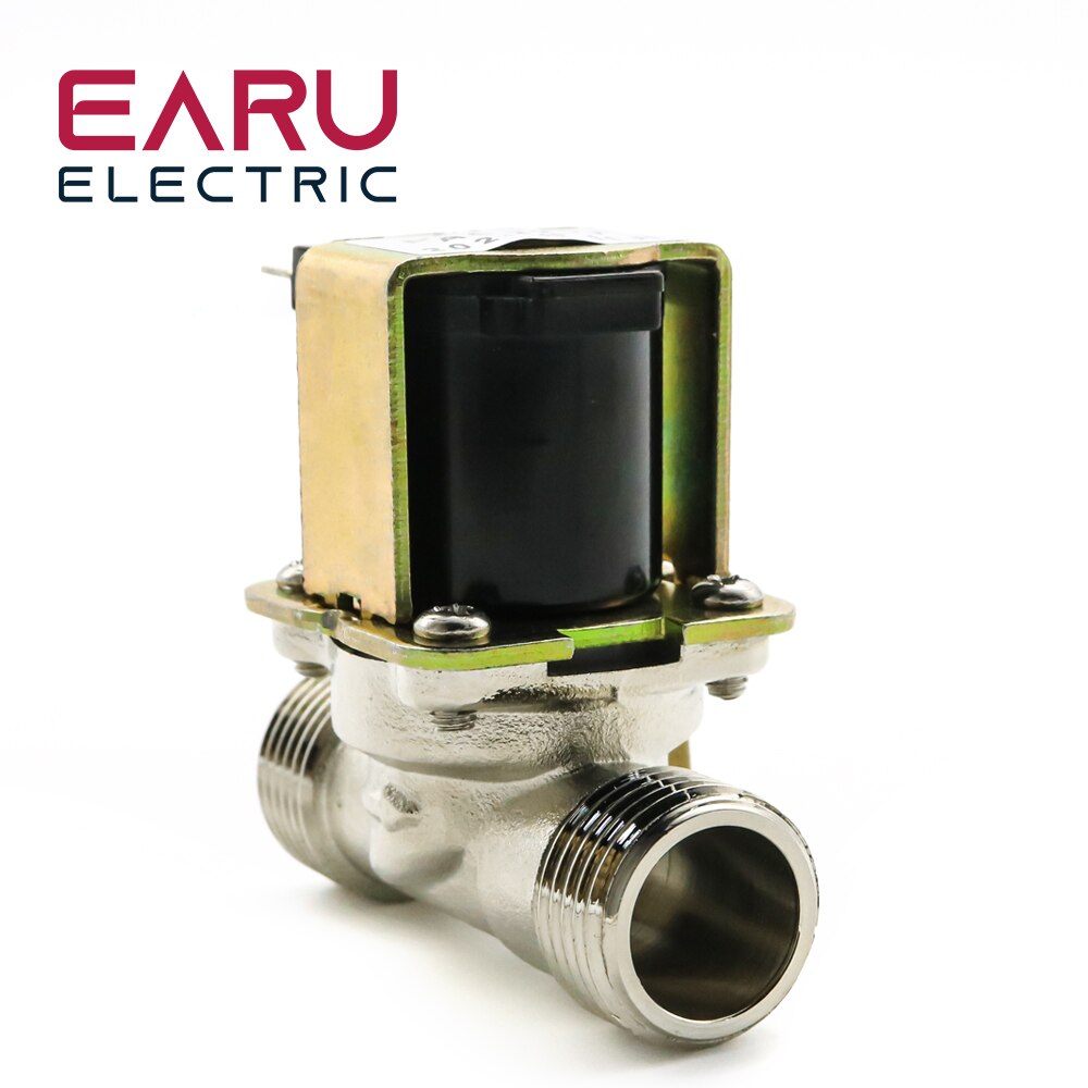 G1/2&#39;&#39; Brass electric solenoid valve N/C 12v 24v 220v G3/4&#39;&#39; Water Air Inlet Flow Switch for solar water heater valve