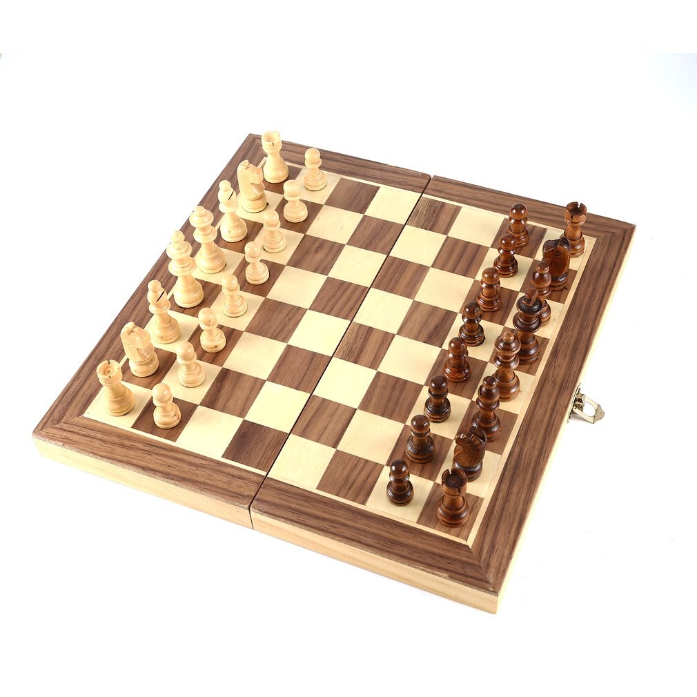 Chessman-juego de ajedrez Internacional, competición de enseñanza, gran tamaño, caja de Premium de lujo, tablero de ajedrez de madera sólida
