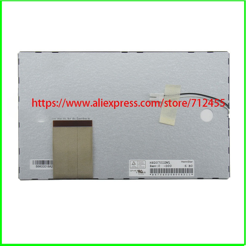 HSD070IDW1-D00 E11 E13 lcd-scherm HSD070IDW1 D00/E11/E13 auto navigatie DVD schermen met touch paenl digitizer panel