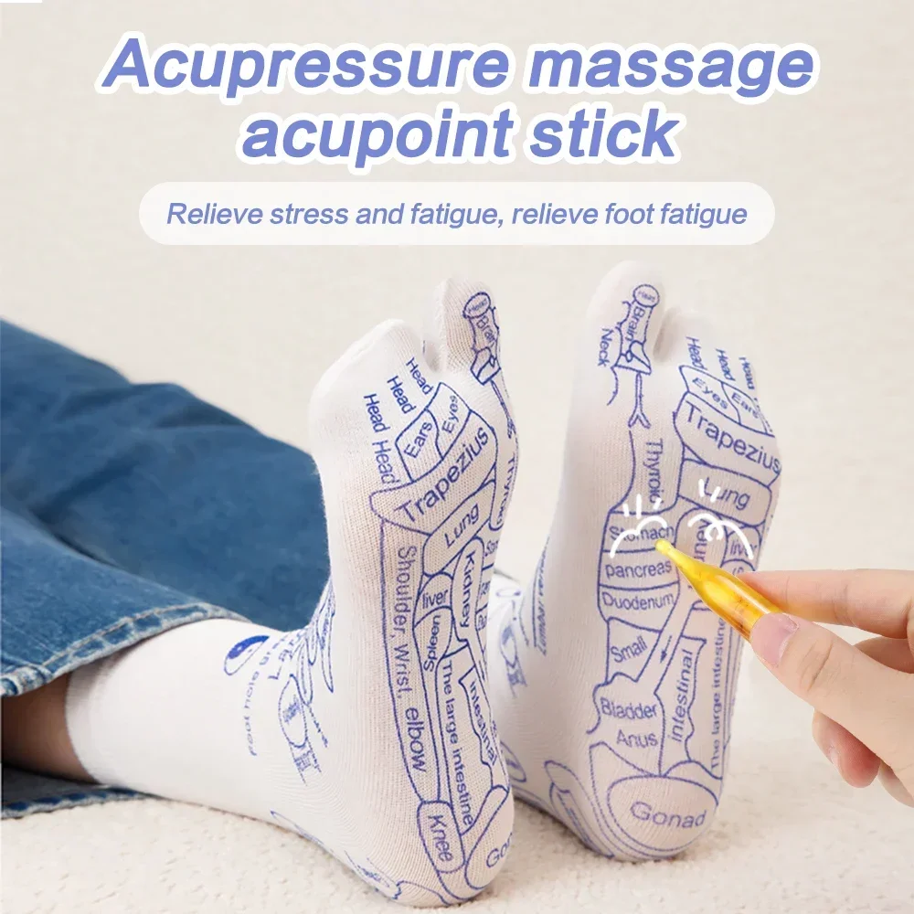 Fußmassage Akupressur Socken entlasten müde Füße Socken Akupunkturpunkt Fußmassagegerät Reflexzonenmassage Socken Physiotherapie Fußpflegewerkzeug